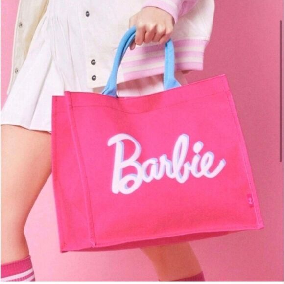 Pink & Blue Barbie Tote Bag - Picture 2 of 8